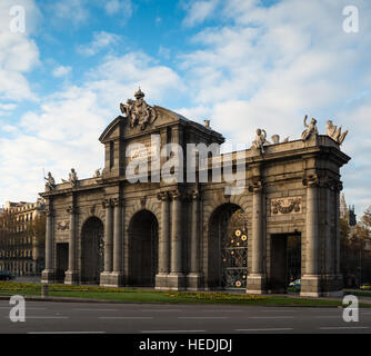 La Puerta De Alcala arch, Madrid, Spain. Stock Photo