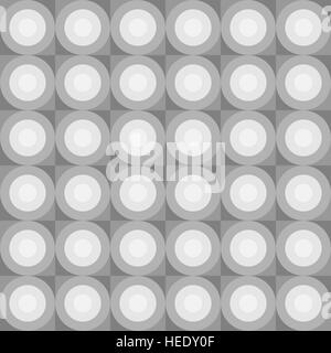 Vector seamless pattern. Abstract background made of rounds Stock Photo