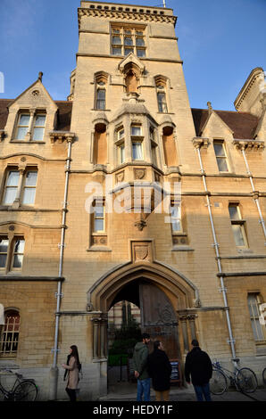 Balliol College on Broad Street in Oxford, England Stock Photo