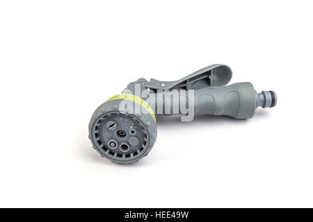 Close up spray gun isolated on white background Stock Photo