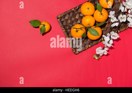 Chinese new year festival decorations Stock Photo