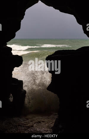 Hercules Grotto near Tangier, Morocco Stock Photo