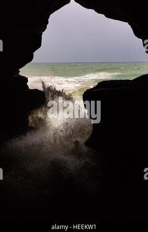 Hercules Grotto near Tangier, Morocco Stock Photo