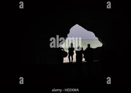 Hercules Grotto near Tangier, Morocco Stock Photo