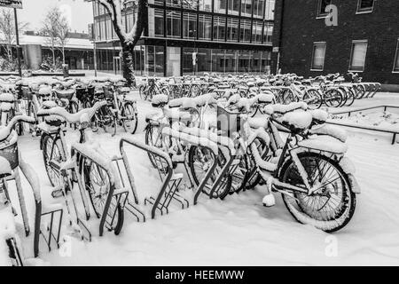 Views around Uppsala, Sweden, Winter 2016 Stock Photo