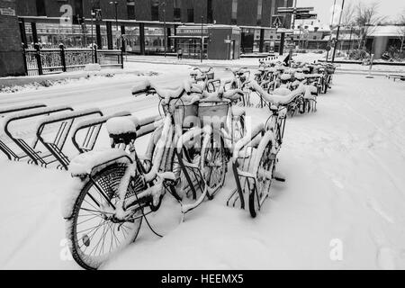 Views around Uppsala, Sweden, Winter 2016 Stock Photo