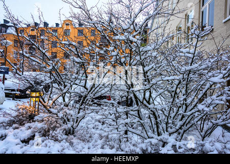 Views around Uppsala, Sweden, Winter 2016 Stock Photo