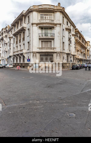 French colonial architecture, Casablanca, Morocco Stock Photo