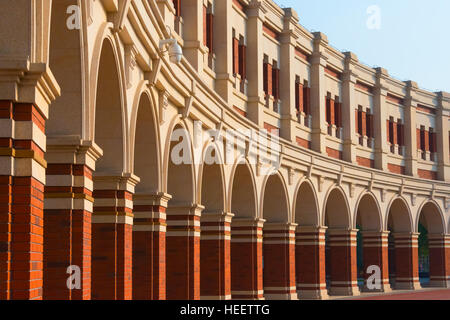 Minyuan Stadium built in 1926 modeled on Stamford Bridge of London, Tianjin, China Stock Photo