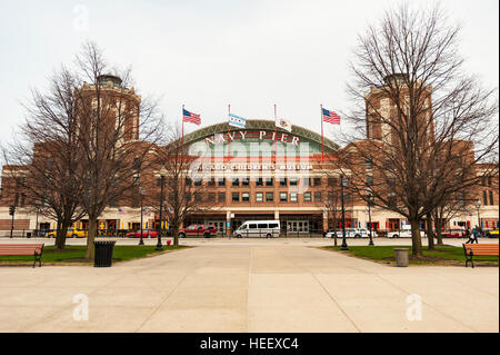 Front view of Navy Pier in Chicago, Illinois, United States of America. Stock Photo