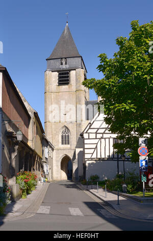 Church of Aubigny-sur-Nère Stock Photo
