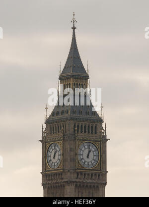 Big Ben, the Great Bell of the clock. The tower is officially known as Elizabeth Tower. Stock Photo