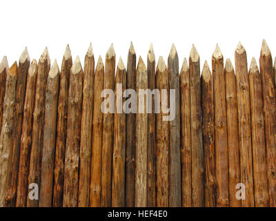 wooden paling Stock Photo