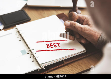 Best Choice Award Finest Winning Fulfillment Concept Stock Photo