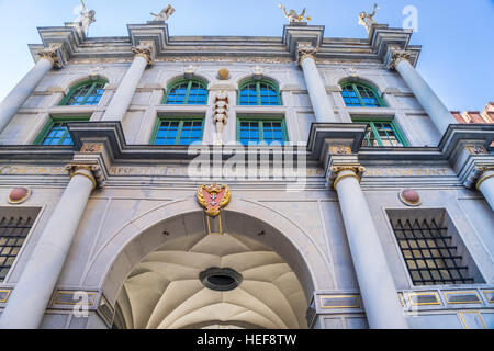 Poland, Pomerania, Gdansk (Danzig), the Golden Gate (Langgasser Tor/Zlota Brama) Stock Photo