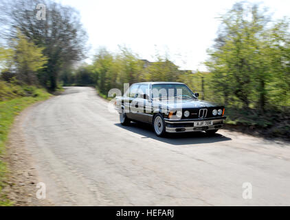 1983 BMW E21 shape Alpina B6 sports coupe, German classic car Stock Photo