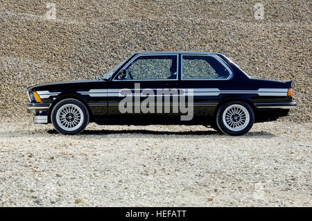 1983 BMW E21 shape Alpina B6 sports coupe, German classic car Stock Photo