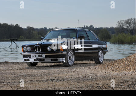 1983 BMW E21 shape Alpina B6 sports coupe, German classic car Stock Photo