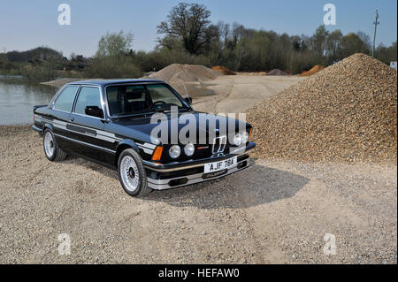 1983 BMW E21 shape Alpina B6 sports coupe, German classic car Stock Photo