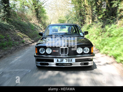 1983 BMW E21 shape Alpina B6 sports coupe, German classic car Stock Photo