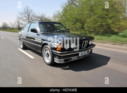 1983 BMW E21 shape Alpina B6 sports coupe, German classic car Stock Photo