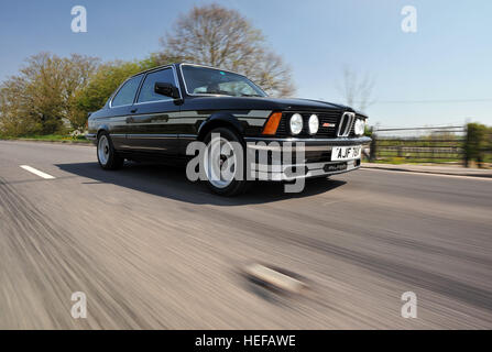 1983 BMW E21 shape Alpina B6 sports coupe, German classic car Stock Photo