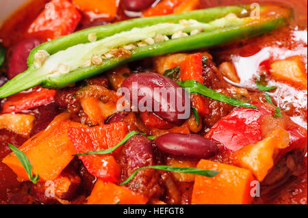 Vegatable stew or thick soup Stock Photo