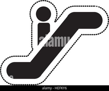airport terminal sign human silhouette vector illustration design Stock Vector