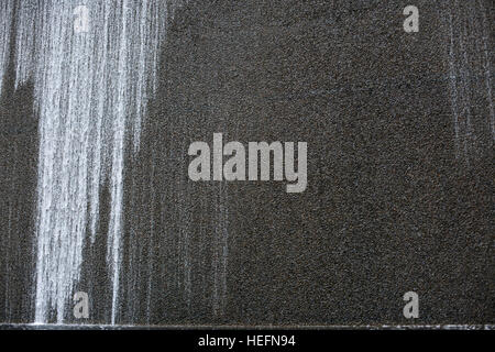 Gray wall of stained concrete Stock Photo