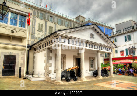 Number 6 Convent Place, House of the Government in Gibraltar Stock Photo