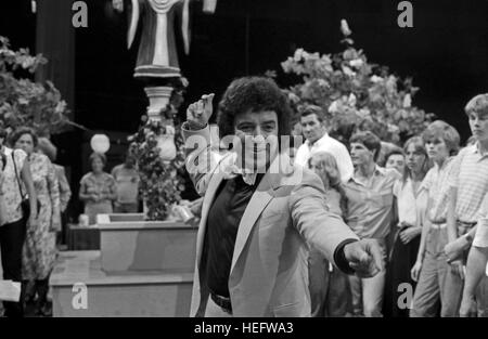 Stimmung, Stars und gute Laune, Unterhaltungsshow, Deutschland 1982, Regie: Ekkehard Böhmer, Mitwirkende: Stimmungssänger Tony Marshall Stock Photo