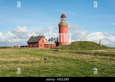 Bovbjerg Fyr Lighthouse, Lemvig, Midtjylland, Denmark Stock Photo