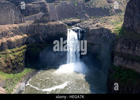 Palouse Falls in Eastern Washington Stock Photo