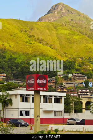 Brazil, State of Rio de Janeiro, Petropolis Area, View of Correas. Stock Photo