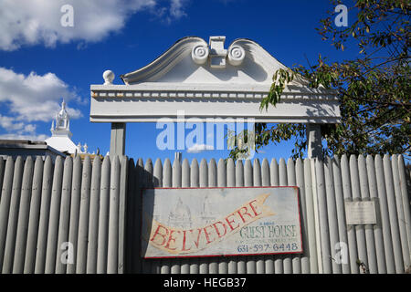 Belvedere Guest house for men, Cherry Grove, Fire Island, Long Island, New York, USA Stock Photo