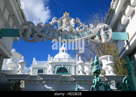 Belvedere Guest house for men, Cherry Grove, Fire Island, Long Island, New York, USA Stock Photo