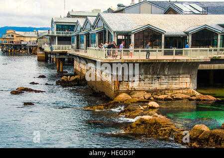 Monterey bay aquarium building Stock Photo