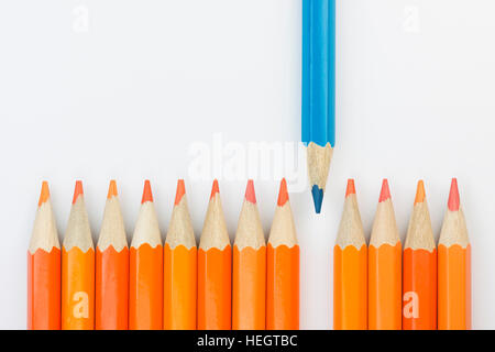 Collection of colorful pencils as a background picture Stock Photo
