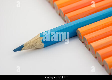 Collection of colorful pencils as a background picture Stock Photo