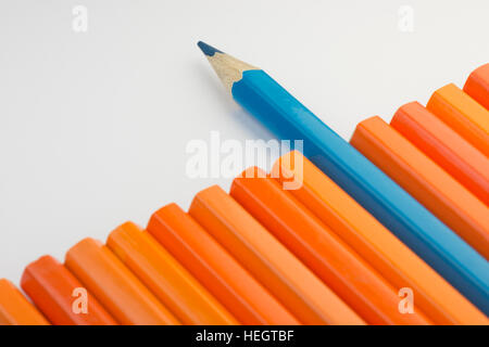 Collection of colorful pencils as a background picture Stock Photo