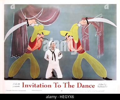 INVITATION TO THE DANCE 1956 MGM film with Gene Kelly Stock Photo