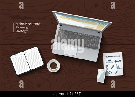 Workspace vector concept Stock Vector