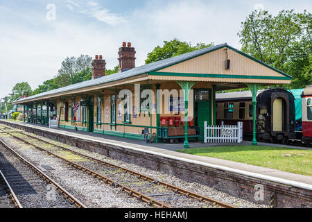 The Station sign at Horsted Keynes Railway Station on the Bluebell ...