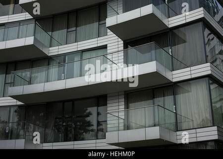 Common modern business skyscrapers of Singapore Stock Photo