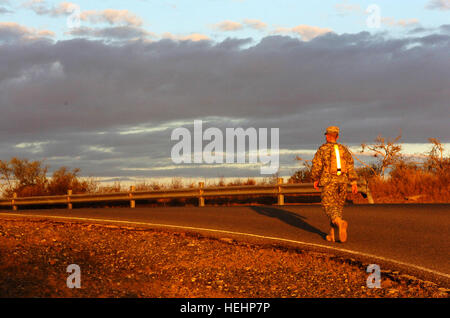 A soldier from the 525th Military Police Battalion, Joint Task Force ...