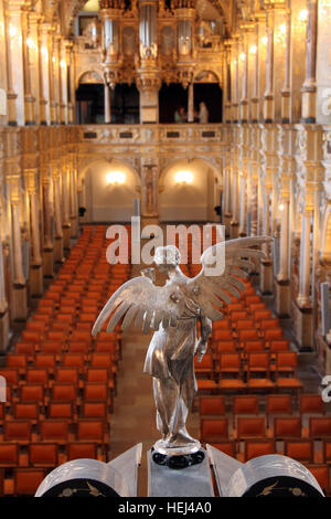 Copenhagen, Denmark -  October 10, 2016: Back of angel statue in the chapel of Frederiksborg Castle, Copenhagen, Denmark Stock Photo