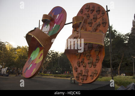 Chappals display hi-res stock photography and images - Alamy