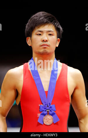 nd Yoyogi Gymnasium, Tokyo, Japan. 23rd Dec, 2016. Haruki Fukuda, DECEMBER 23, 2016 - Wrestling : All Japan Wrestling Championship Men's 61kg Freestyle at 2nd Yoyogi Gymnasium, Tokyo, Japan. © Yohei Osada/AFLO SPORT/Alamy Live News Stock Photo