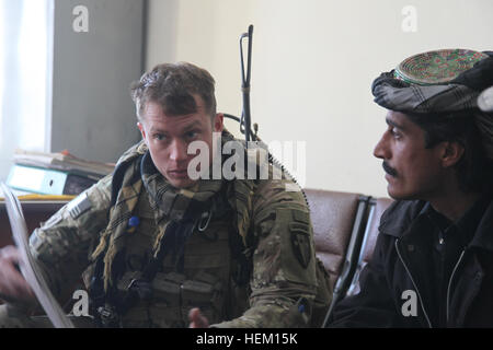Provincial Reconstruction Team personnel meet with village elders in ...