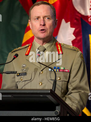 Australian Lt. Gen. David Morrison, Chief of Staff of the Army and U.S ...